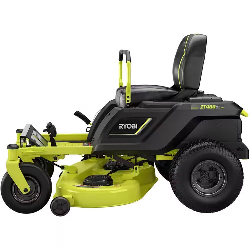 Ryobi 42 in. 100 Ah Battery Electric Riding Zero Turn Mower