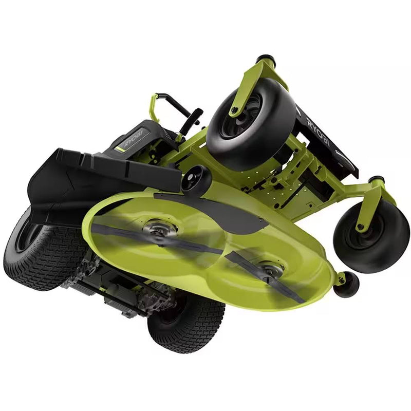 Ryobi 42 in. 100 Ah Battery Electric Riding Zero Turn Mower