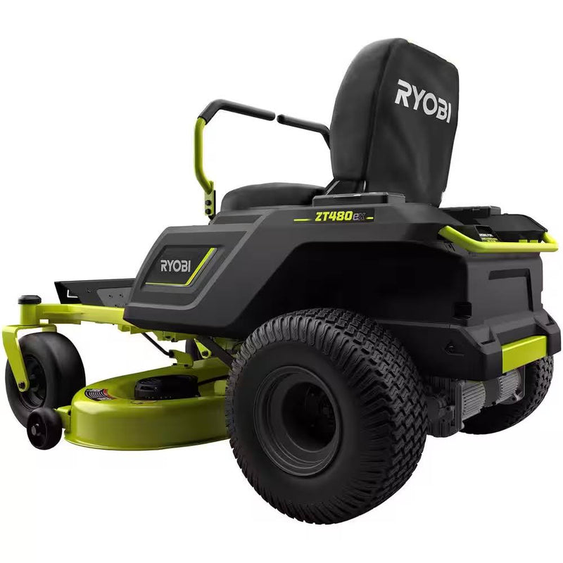 Ryobi 42 in. 100 Ah Battery Electric Riding Zero Turn Mower