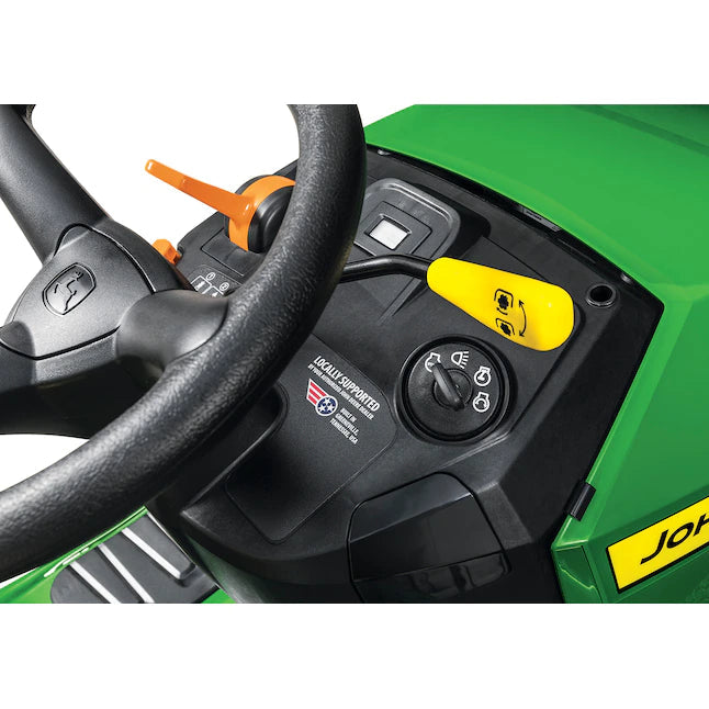 John Deere  S100 17.5-HP Side By Side Hydrostatic 42-in Riding Lawn Mower Mulching Capable