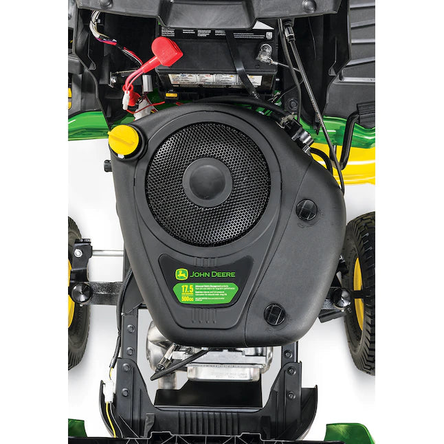 John Deere  S100 17.5-HP Side By Side Hydrostatic 42-in Riding Lawn Mower Mulching Capable