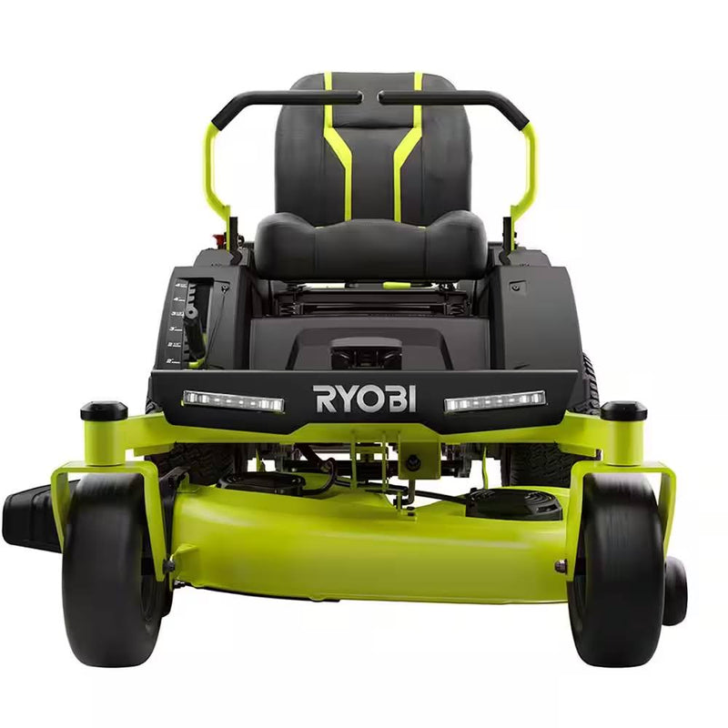 Ryobi 42 in. 100 Ah Battery Electric Riding Zero Turn Mower