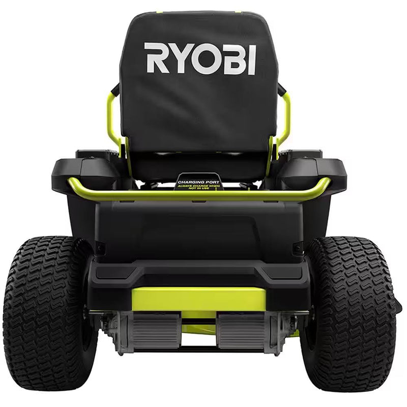 Ryobi 42 in. 100 Ah Battery Electric Riding Zero Turn Mower