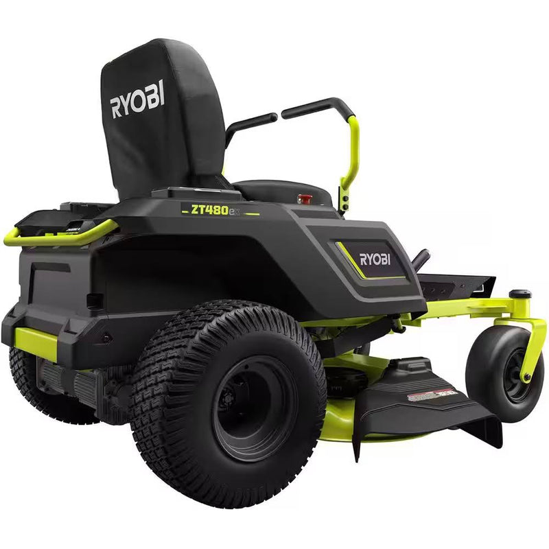 Ryobi 42 in. 100 Ah Battery Electric Riding Zero Turn Mower