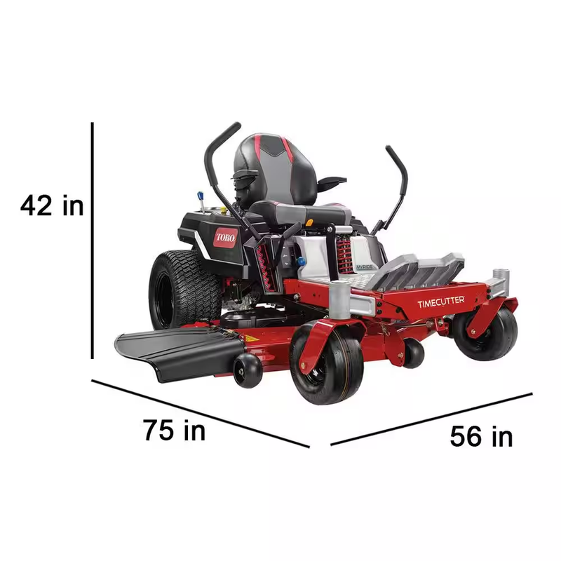 Timecutter 54 In. Ironforged Deck 23 HP Kawasaki V-Twin Gas Dual Hydrostatic Zero Turn Riding Mower with Myride CARB