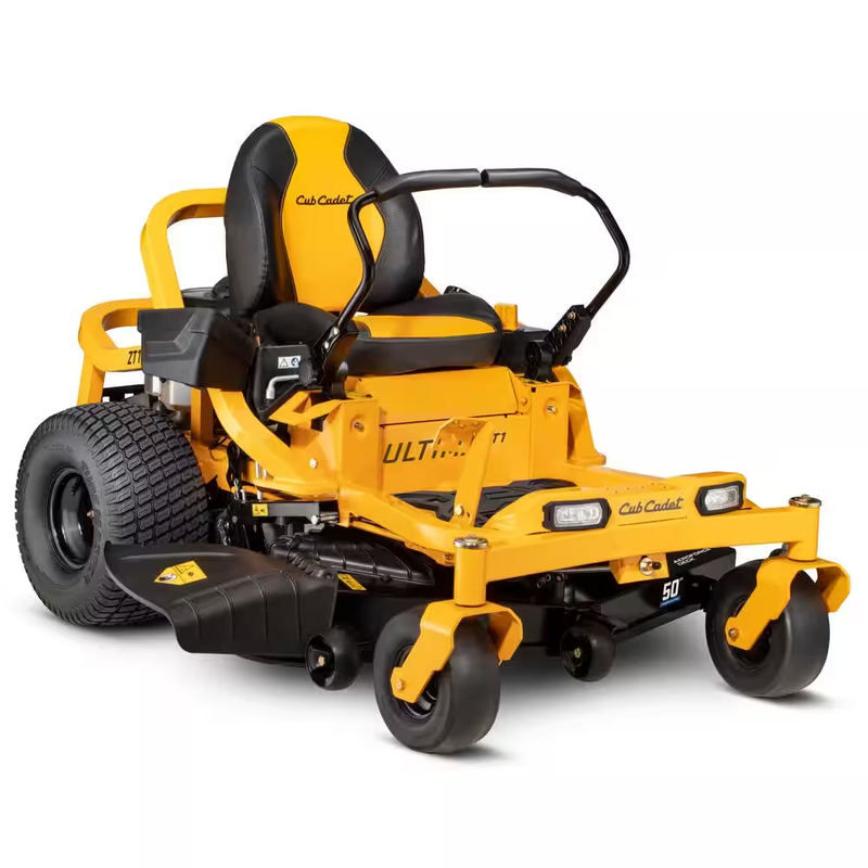 Ultima ZT1 50 In. Fabricated Deck 23HP V-Twin Kawasaki FR Series Engine Dual Hydro Drive Gas Zero Turn Riding Lawn Mower